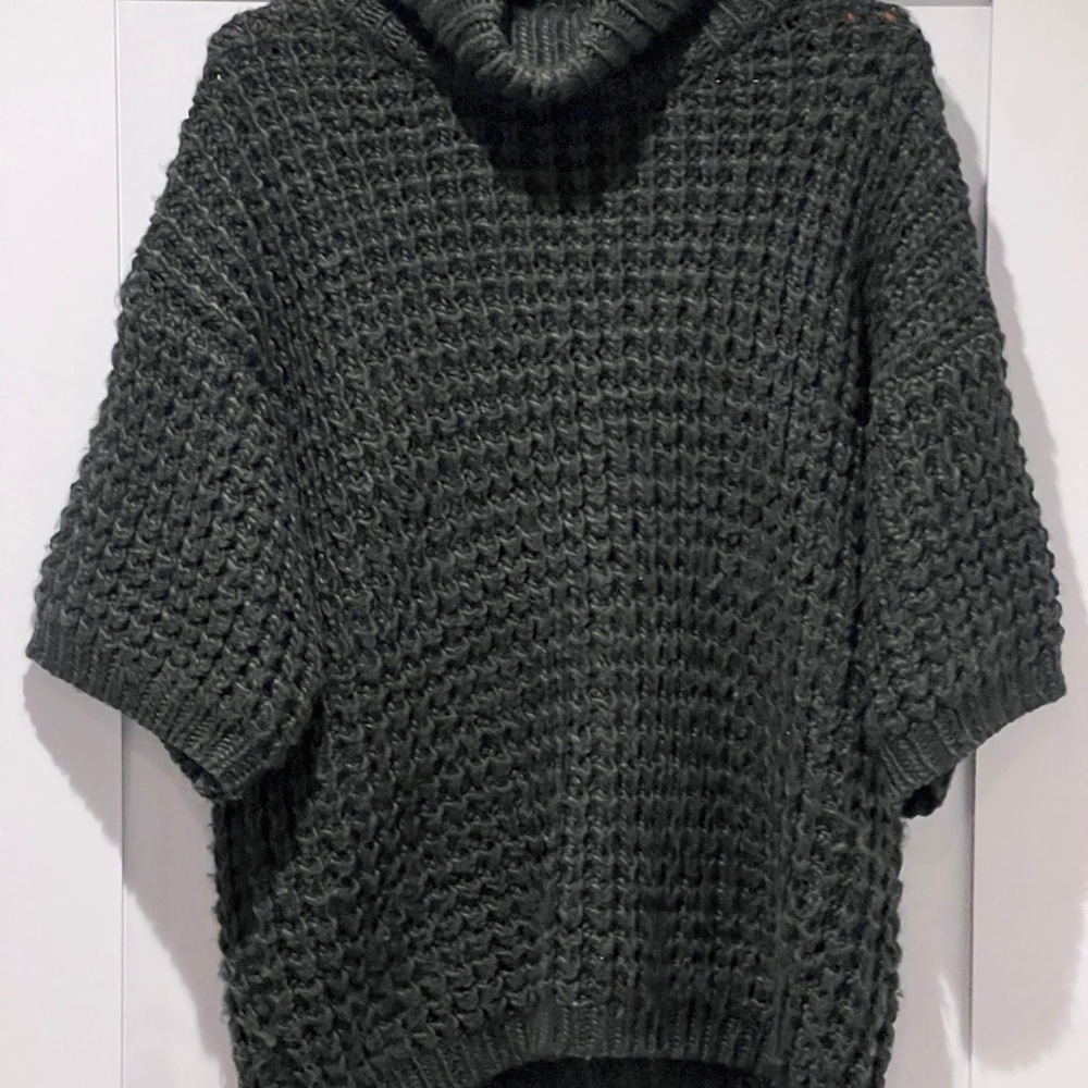 Tracy Reese Charcoal Cowl Neck Sweater